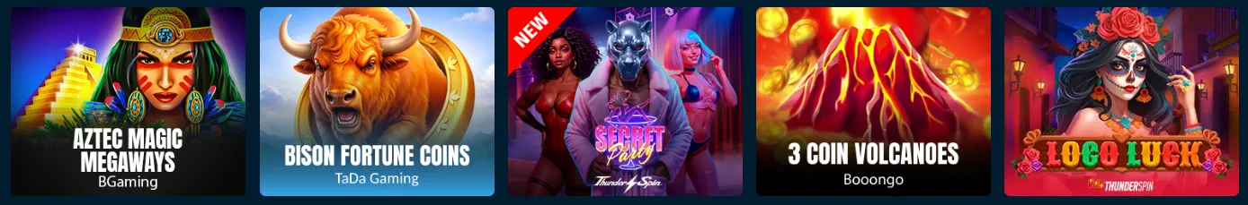 Slot Games Collection at Rolletto Casino